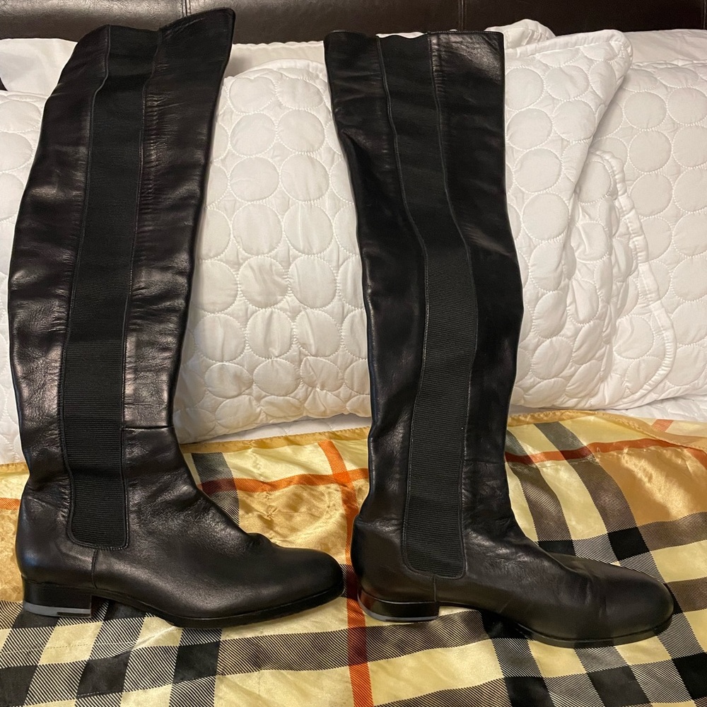 Genuine Leather Over The Knee Boot